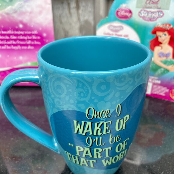 Little Mermaid Lot Sparkling Princess Doll Squinkies & Vintage Coffee Cup 1988 - Picture 7 of 9